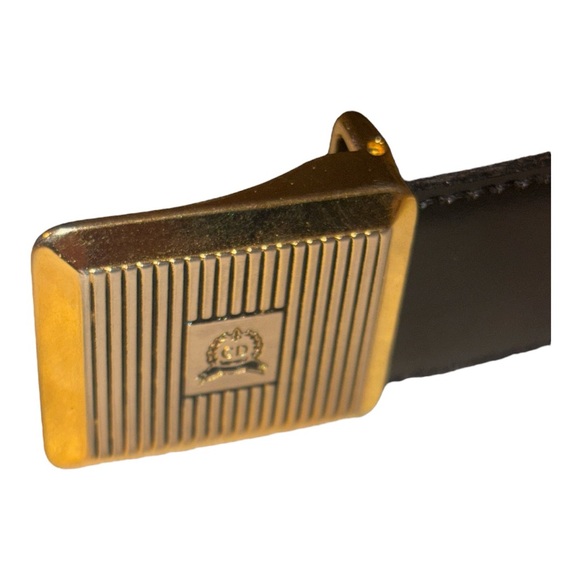 Dior Black and Gold Men's Belt - Picture 1 of 4